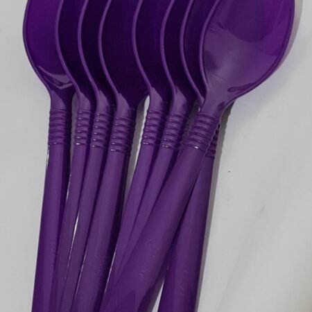 COLHER REFEICAO ROXA FORTE C/50UND