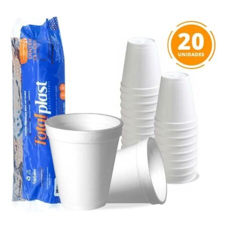 COPO TERMICO 480ML C/20UND TOTAL PLAST
