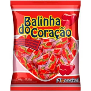 BALA BALINHA DO CORAÇÃO FLORESTAL PCT 500G