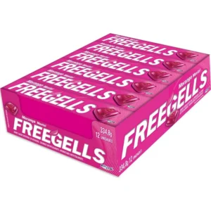 FREEGELLS DROPS MORANGO C/12 RICLAN