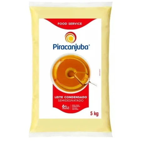 LEITE CONDENSADO SEMI DESNATADO 5KG PIRACANJUBA