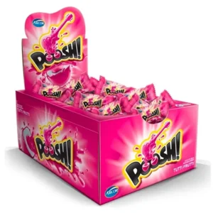 CHICLETE POOSH SABOR TUTTI FRUTTI CX 40 UN ARCOR