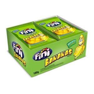 BALA DE GELATINA BANANA C/12UND FINI