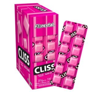 CLISS TUTTI FRUT C/12 CARTELA FLORESTAL