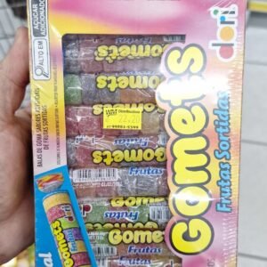 Bala de Goma Gomets Tubo Frutas Sortidas