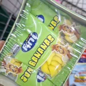 Bala de Gelatina Fini Bananas C/12